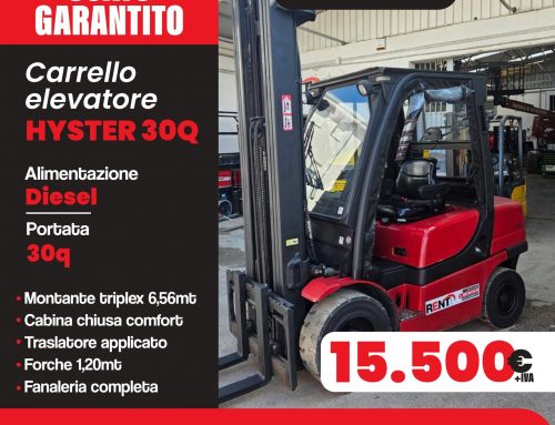 CARRELLO ELEVATORE HYSTER 30Q